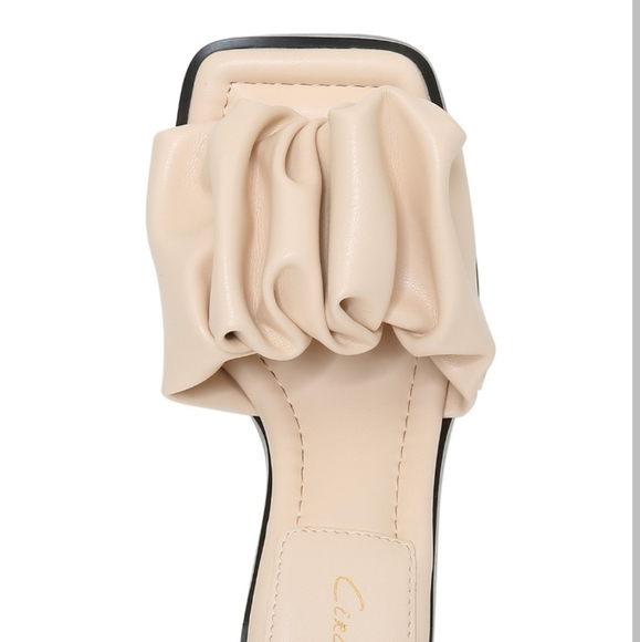 Circus by Sam Edelman Cashmere Slade Slide Sandals Summer Sand -9 - Picture 4 of 7